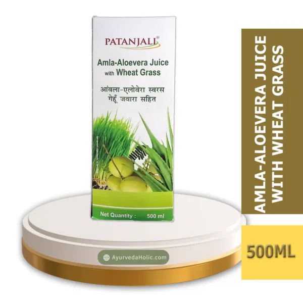 PATANJALI AMLA ALOEVERA WHEAT GRASS JUICE