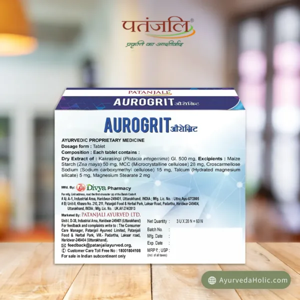 Patanjali DIVYA AUROGRIT TABLET 60N-T