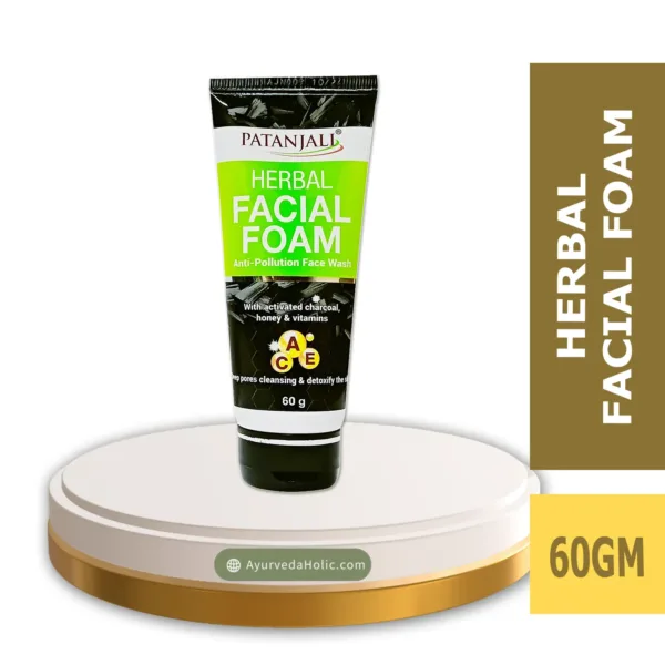 Patanjali Activated Carbon Facial Foam 60GM