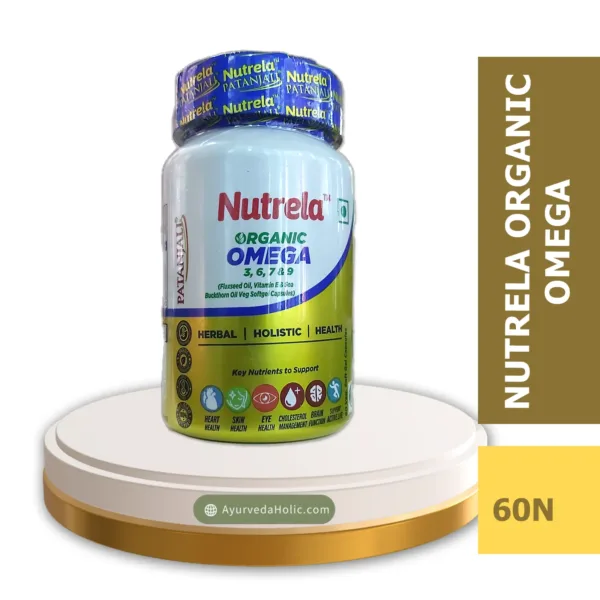 PAT NUTRELA ORGANIC OMEGA(60N)-PATANJALI|AYURVEDA HOLIC