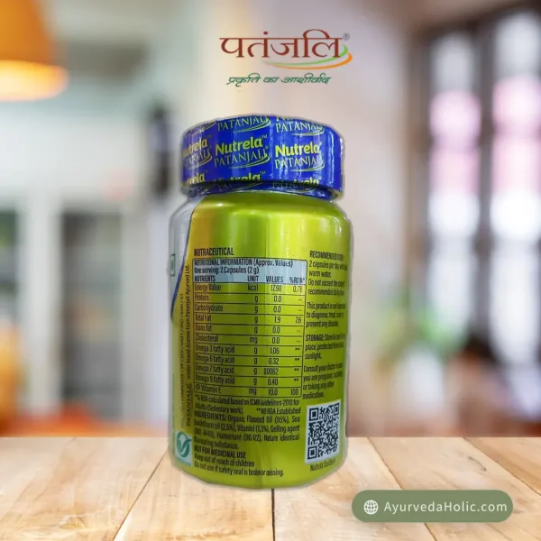 PAT NUTRELA ORGANIC OMEGA(60N)-PATANJALI|AYURVEDA HOLIC