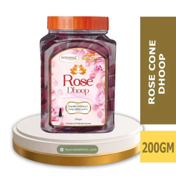 AASTHA ROSE CONE DHOOP – 200 GM