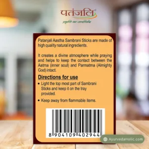AASTHA SAMBRANI STICK 100GM