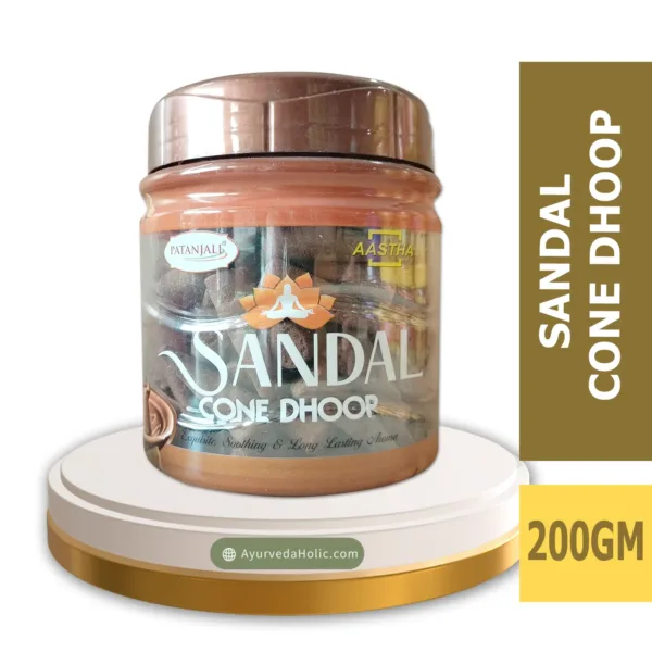 AASTHA SANDAL CONE DHOOP(200GM)-PATANJALI