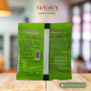 K.K. COLOR DARK BROWN (CREAM & DEV)-(40GM)-PATANJALI|AYURVEDA HOLIC