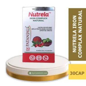 NUTRELA IRON COMPLEX NATURAL (30CAP)-PATANJALI|AYURVEDA HOLIC