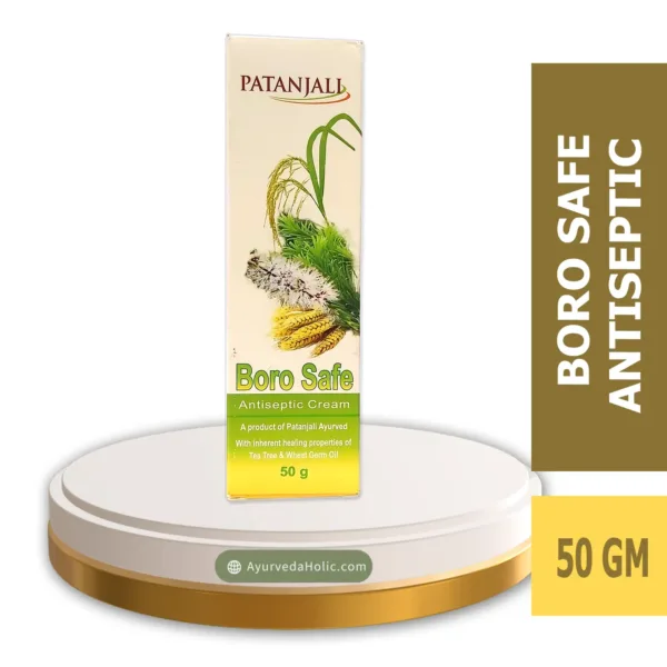 BOROSAFE ANTISEPTIC CREAM (50 GM ) PATANJALI|AYURVEDA HOLIC