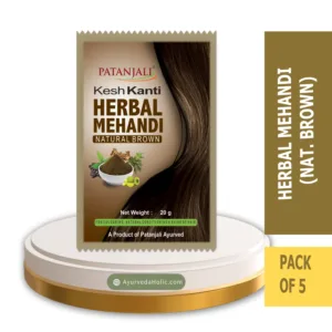 Patanjali KESH KANTI HERBAL MEHANDI (NAT. BROWN) (PACK OF 5)