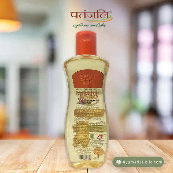 SHISHU CARE MASSAGE OIL (200ML)-PATANJALI|AYURVEDA HOLIC
