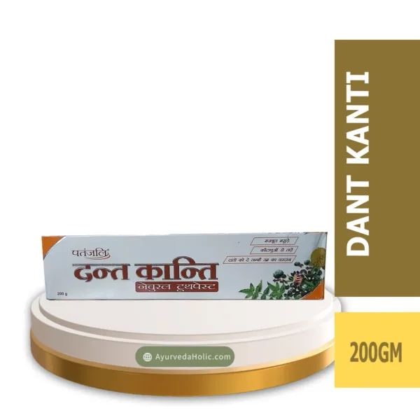 PATANJALI DANT KANTI TOOTHPASTE NATURAL 200GM