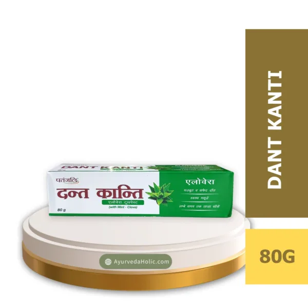 DANT KANTI ALOEVERA GEL TOOTHPASTE (80 GM)-PATANJALI|AYURVEDAHOLIC