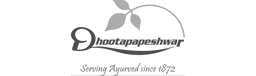 Dhootpapeshwar logo bnw | ayurveda holic
