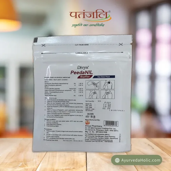 PEEDANIL PAIN RELIEF PATCH (10N) -PATANJALI|AYURVEDA HOLIC