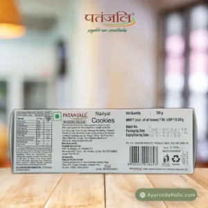 NARIYAL COOKIES 200 GM (BAKERY)-PATANJALI|AYUVEDA HOLIC