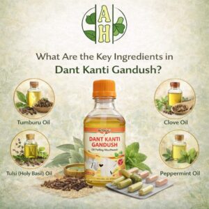 What are the key ingredients in dant kanti gandush?