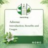 अडूसा: (Adoosa: Introduction, Benefits and Usages)