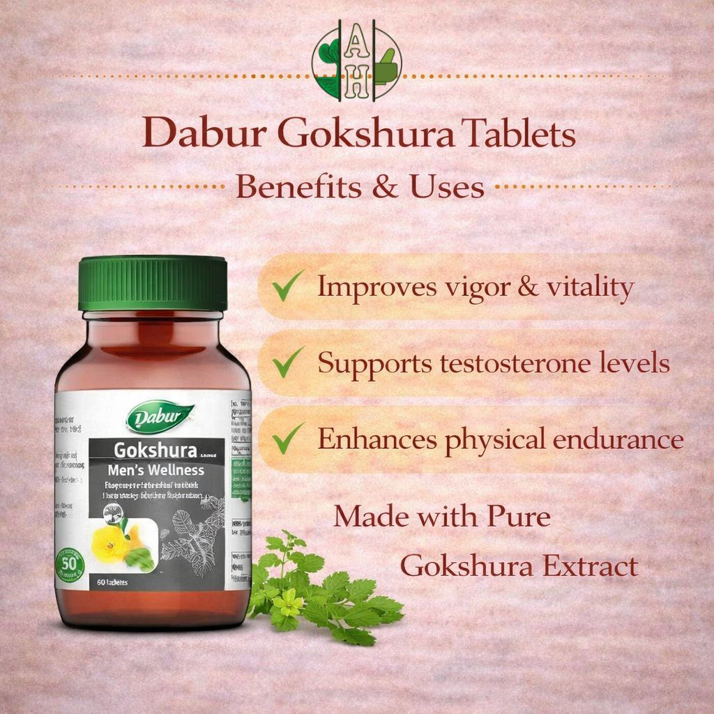 Dabur Gokshura Tablets: Benefits & Uses