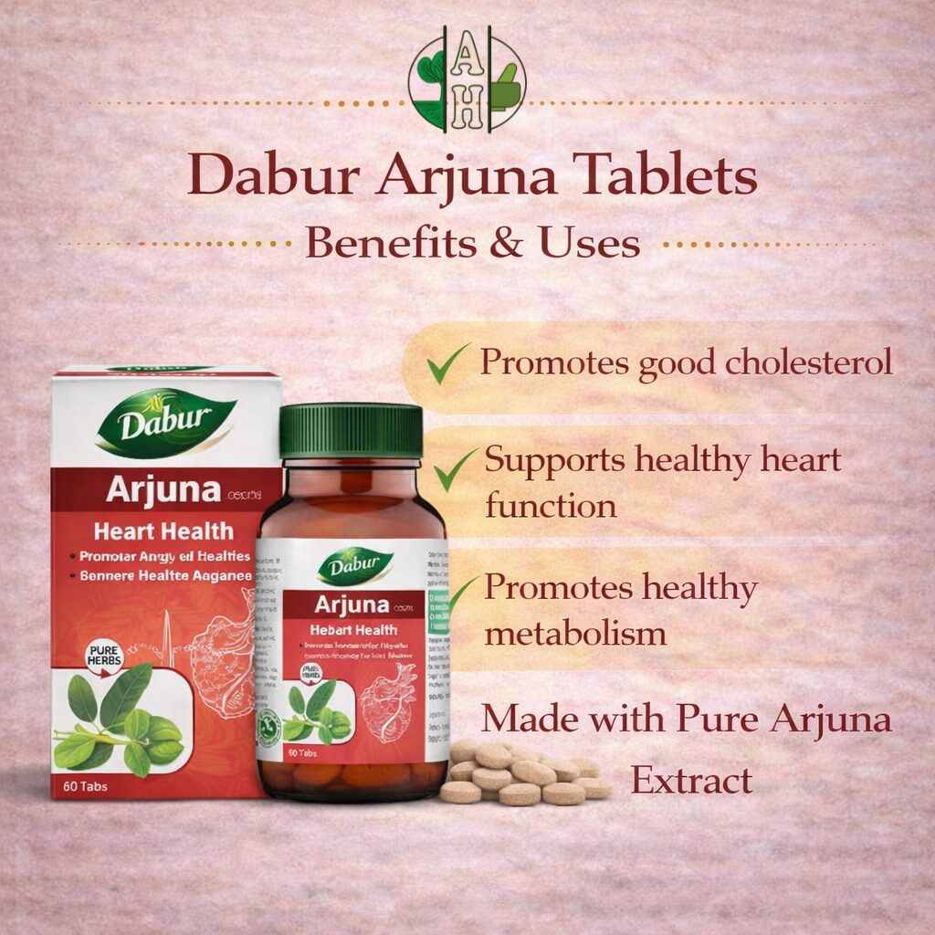 Dabur Arjuna Tablets: Benefits & Uses