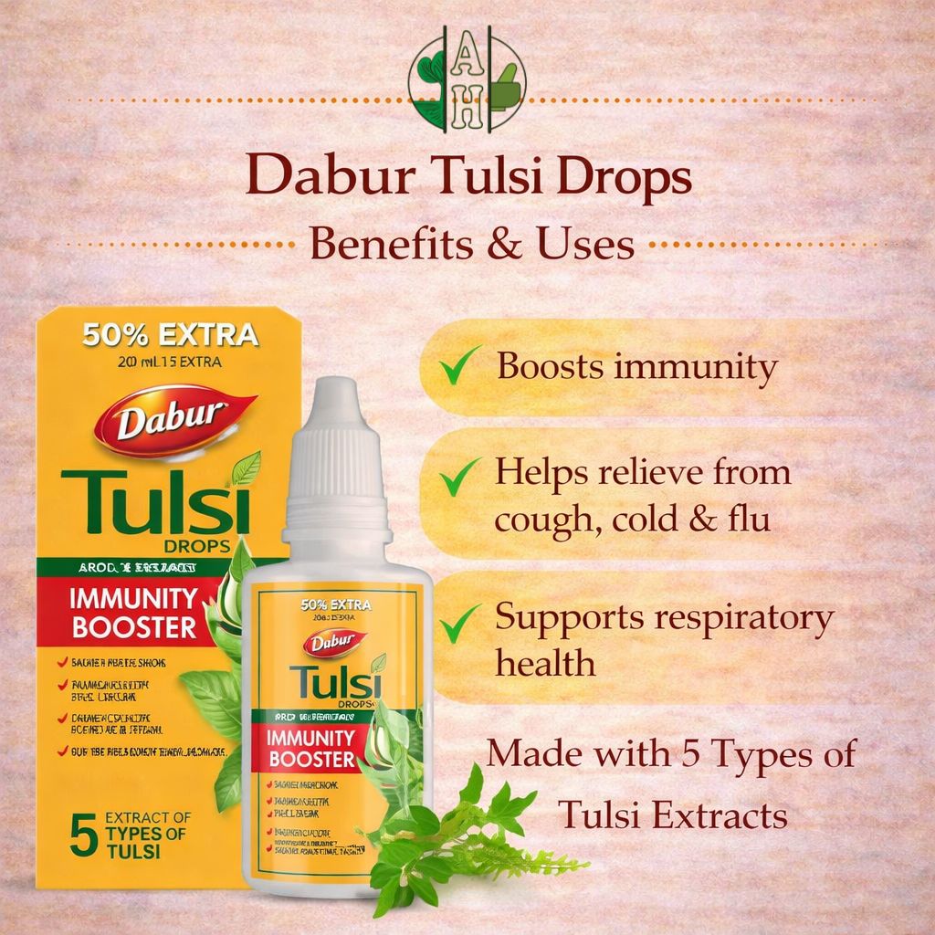 Dabur Tulsi Drops: Benefits & Uses
