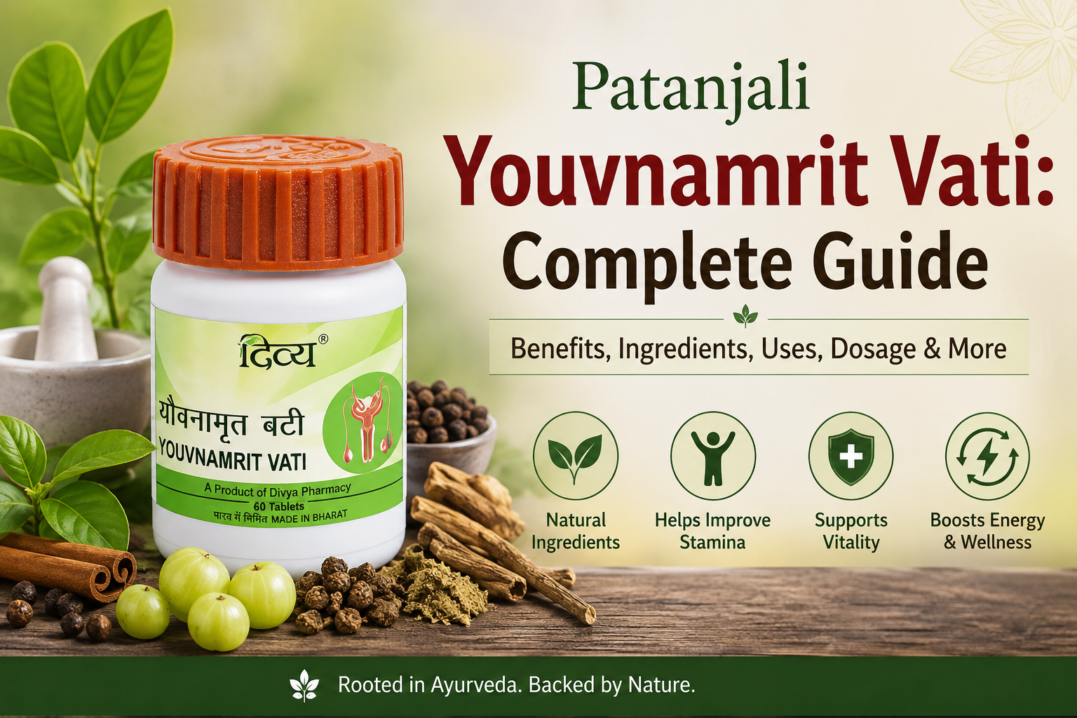 Patanjali Youvnamrit Vati: Complete Guide – Benefits, Uses, Price & Reviews