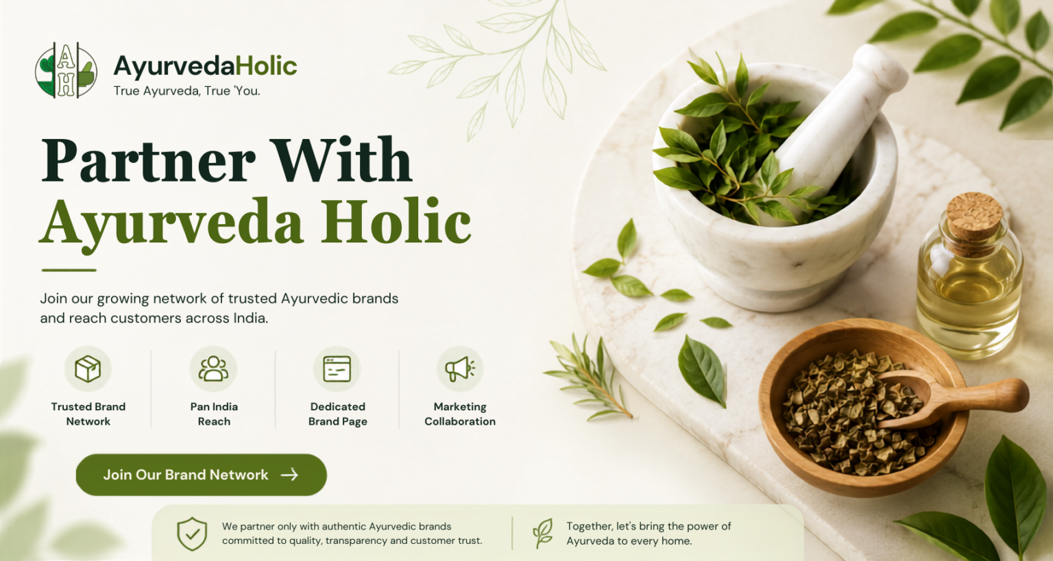 Join Our Brand Network Ayurveda Holic - Home - Buy Ayurvedic Products Online