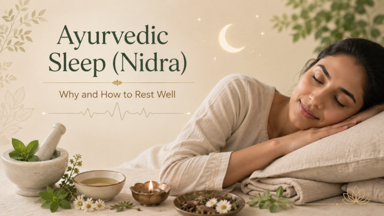ChatGPT Image Aug 30 2026 11 34 04 PM Ayurvedic Sleep (Nidra): Why and How to Rest Well