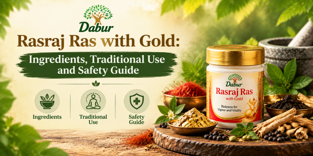 Dabur Rasraj Ras with Gold: Ingredients, Traditional Use and Safety Guide
