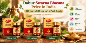 Dabur Swarna Bhasma Price: 125 mg vs 500 mg vs 1 g Pack Guide
