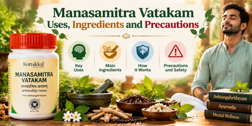 Manasamitra Vatakam Uses, Ingredients and Precautions