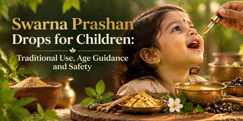 Swarna Prashan Drops for Children: Traditional Use, Age Guidance and Safety