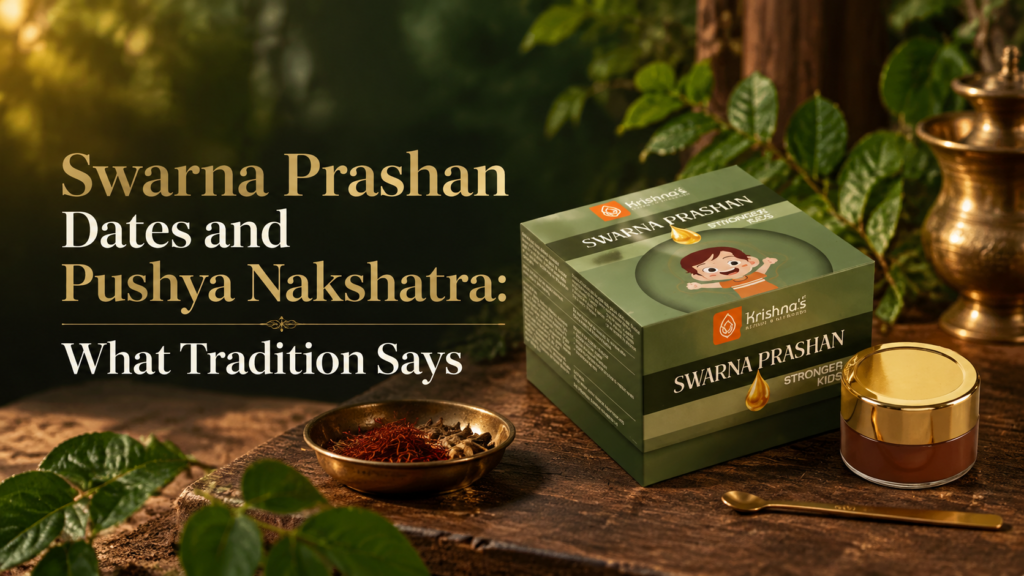 Swarna Prashan Dates and Pushya Nakshatra: What Tradition Says